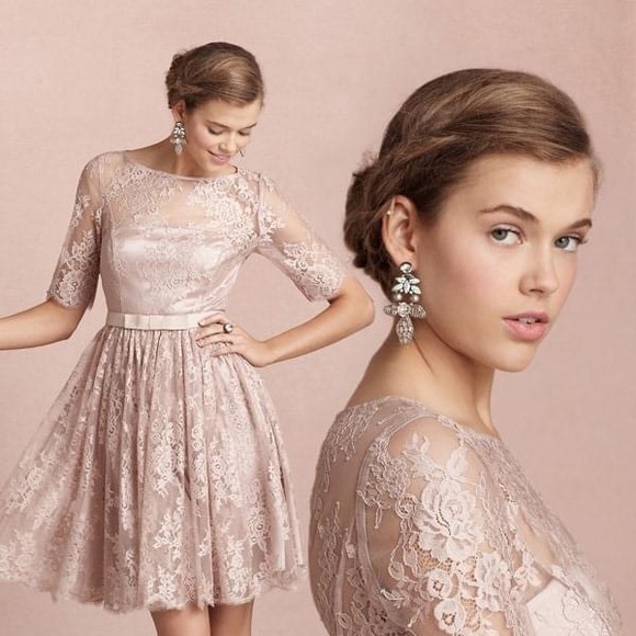 BHLDN (anthropology) lace tea dress - Picture 2 of 5